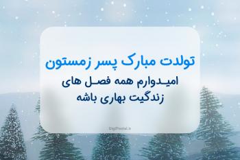20 متن و جمله زیبا برای تبریک تولد پسر زمستانی 