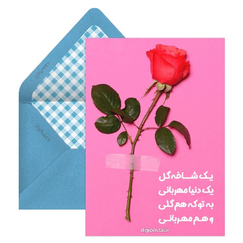 تقدیم شاخه گل