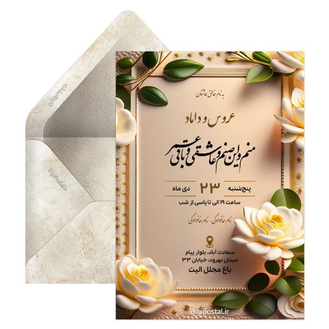 دعوت عروسی متحرک