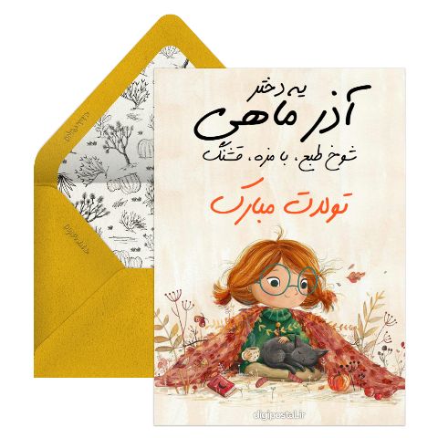 تبریک تولد دختر آذر ماهی