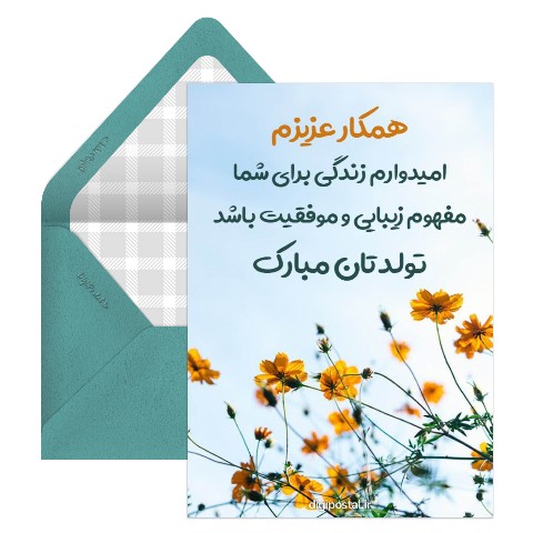 تولد همکار دوستانه